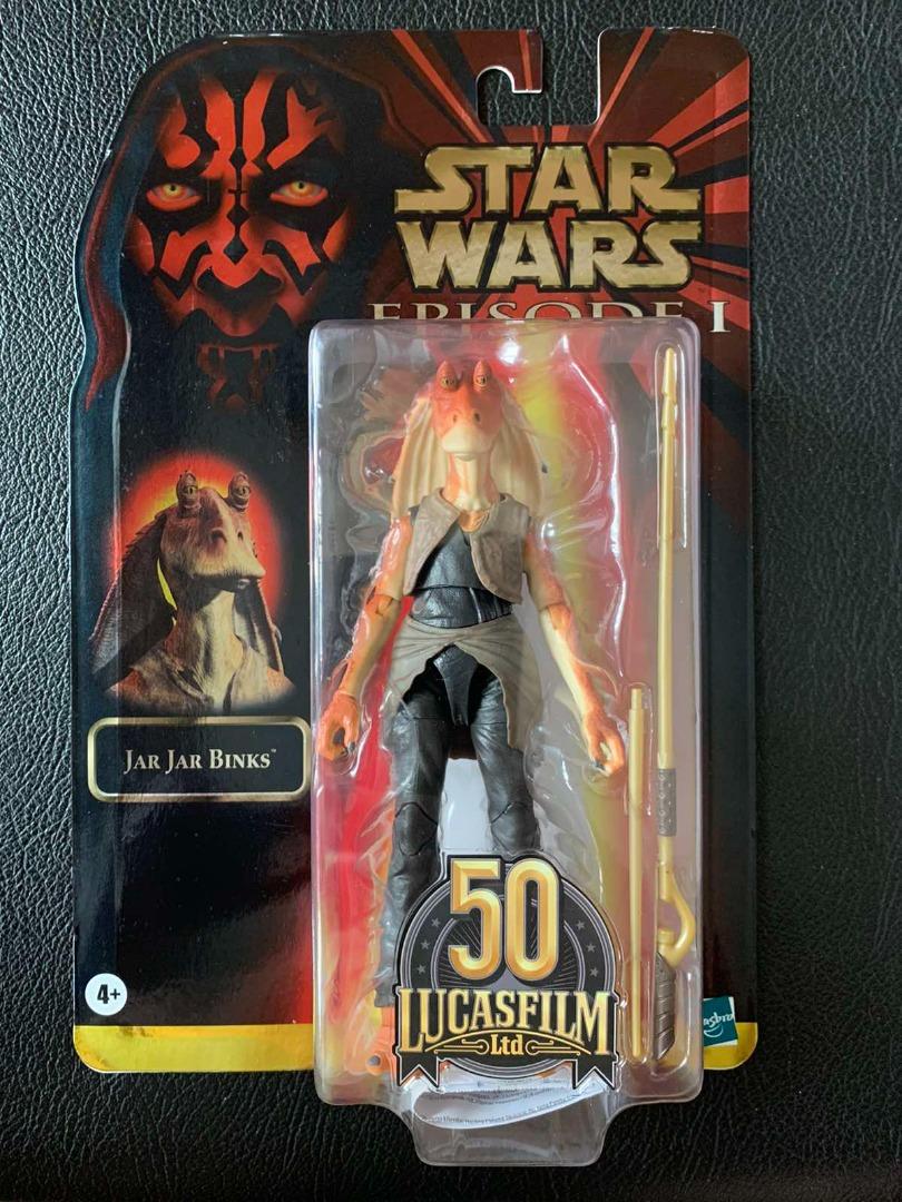 Star Wars Mace Windu / Jar Jar Binks / Battle Droid SET, Hobbies & Toys