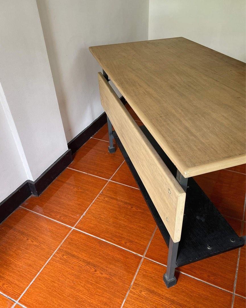 Study Table Single Drawer, Sturdy Build, Furniture & Home Living