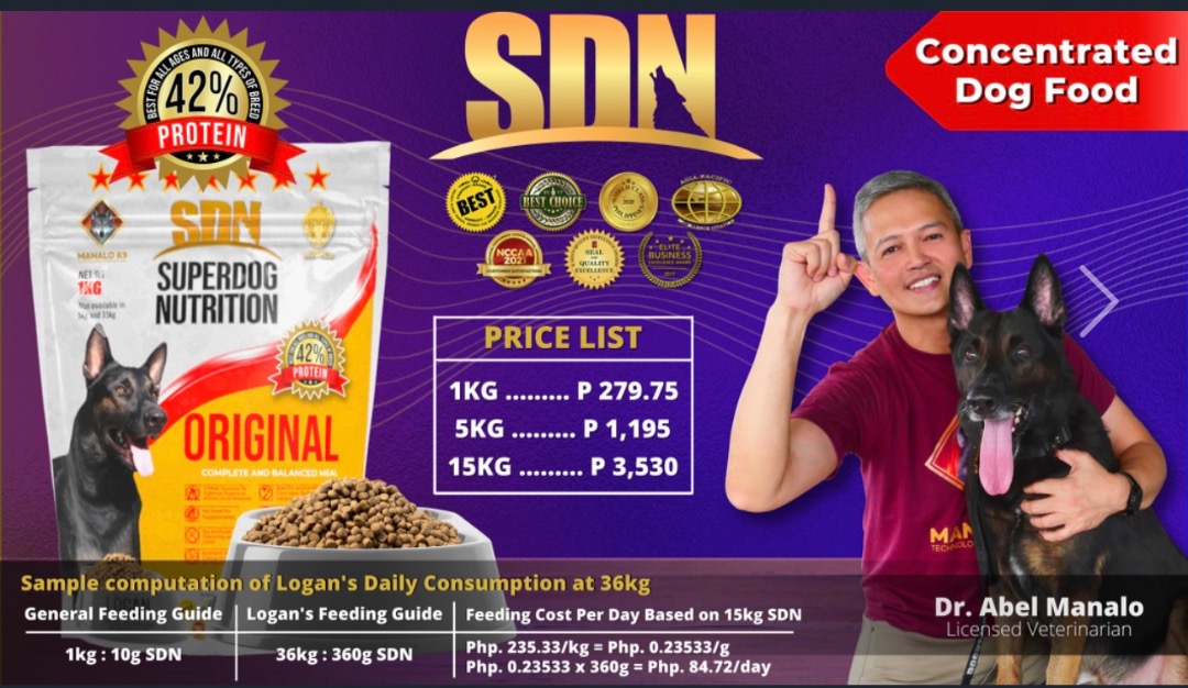 Super Dog Nutrition (SDN) For Sale!, Pet Supplies, Pet Food on Carousell