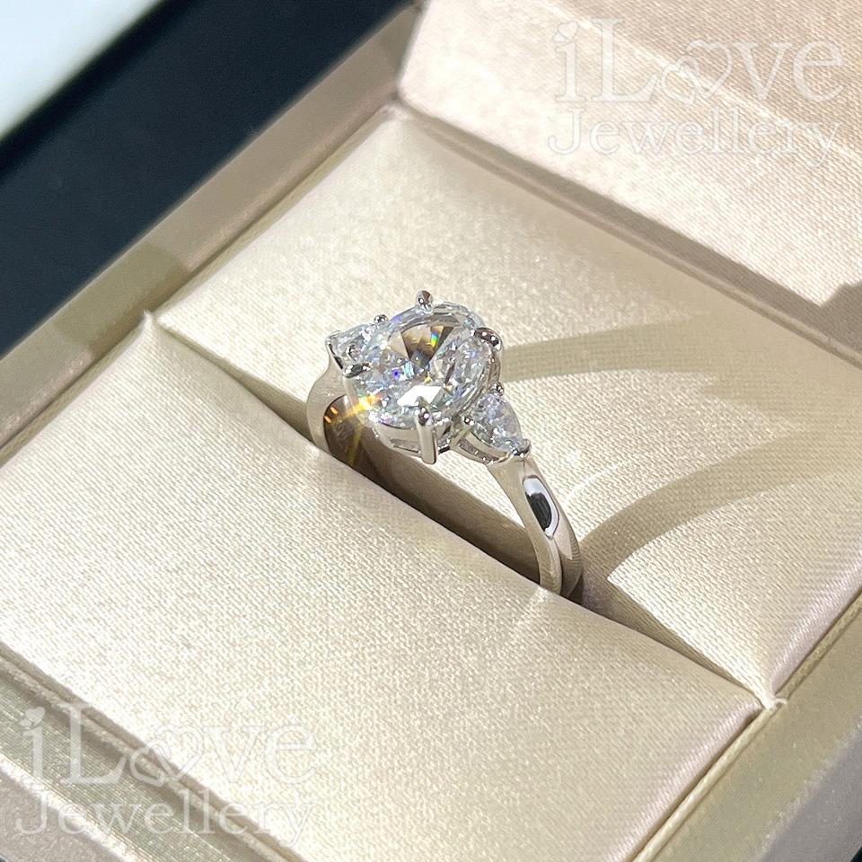 18k silver plated deals cubic zirconia rings