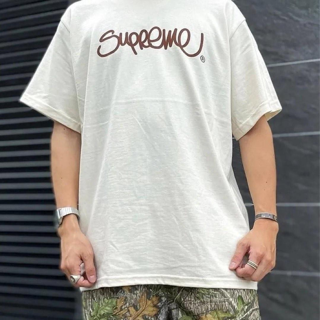 Tシャツ/カットソー(半袖/袖なし)Supreme Handstyle Tee "Natural"
