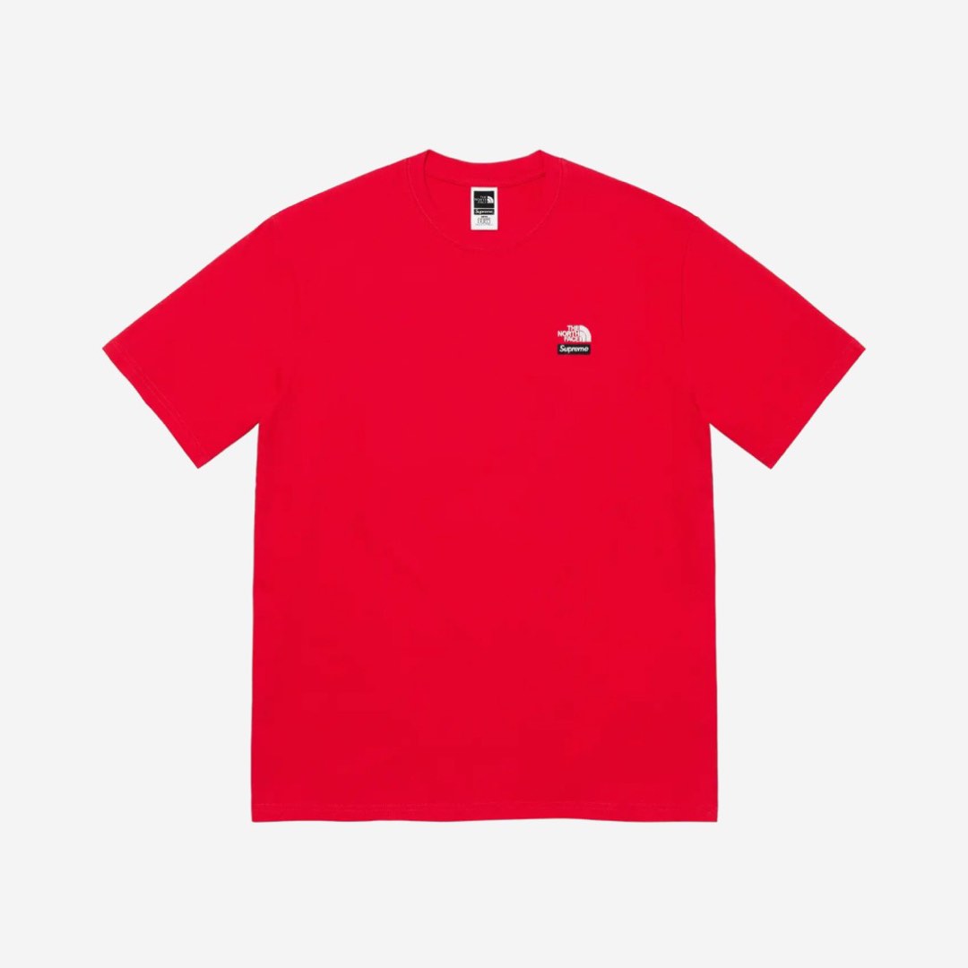 Supreme x the north face bandana tee, Men's Fashion, Tops & Sets