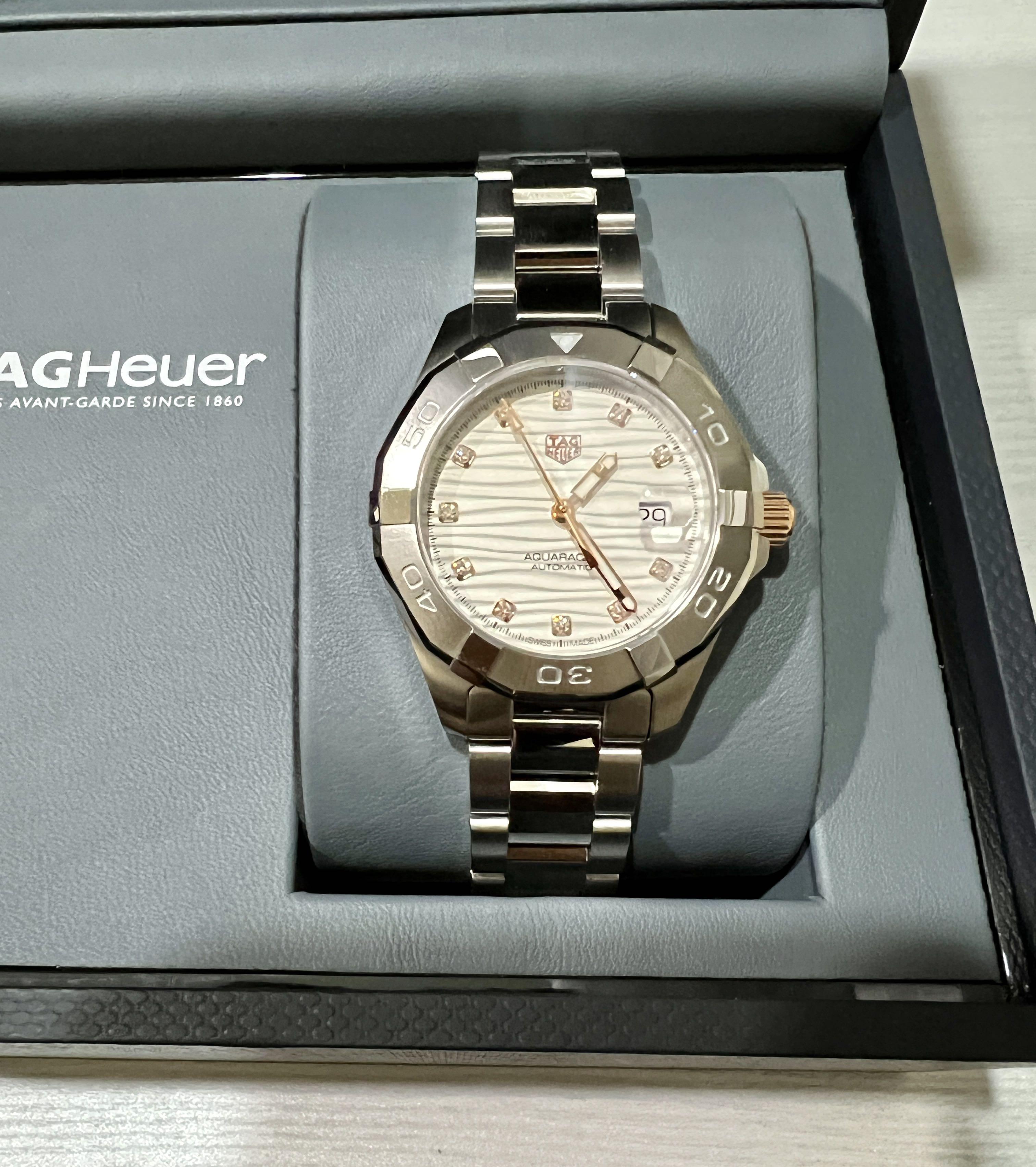Tag Heuer Aquaracer Calibre 9 Ladies 32mm 6 Months Old