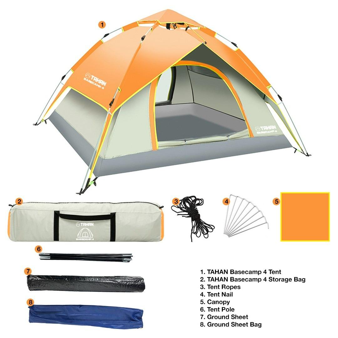 TAHAN Basecamp 4 Camping Combo Set