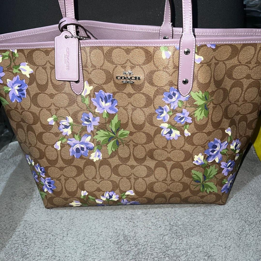 Tas Coach Tote Bag Floral Print