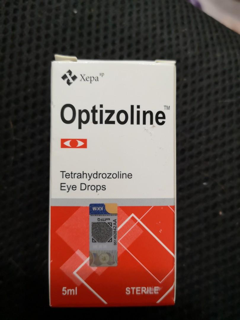 Optizoline eye drop (5ml), Beauty & Personal Care, Vision Care on Carousell