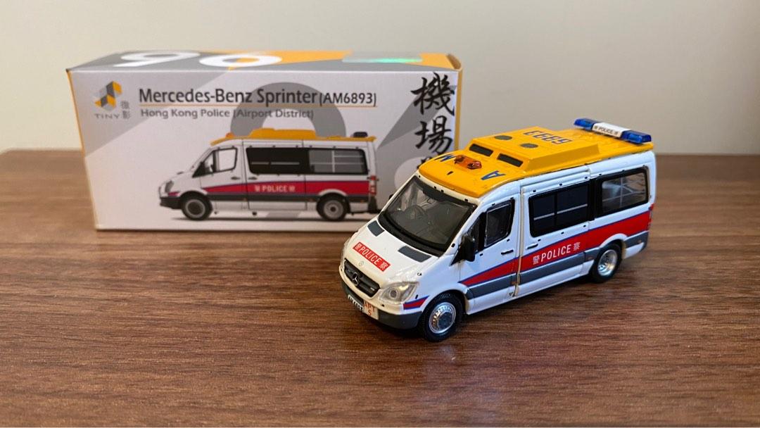 中古tiny微影no 96 Mercedes Benz Sprinter Am63 Hong Kong Police Airport District 機場警區衝鋒車 興趣及遊戲 玩具 遊戲類 Carousell