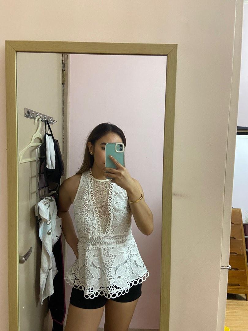 Peplum top topshop discount