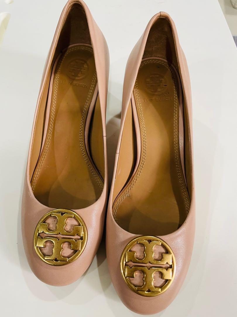 Tory Burch dusty pink heels Women s Fashion Footwear Heels on