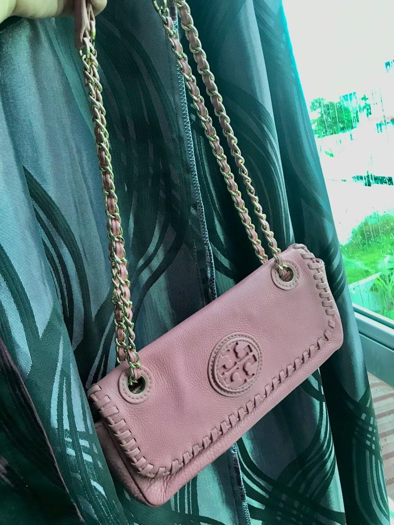Tory Burch Pink Handbag, Women's Fashion, Bags & Wallets, Purses & Pouches  on Carousell