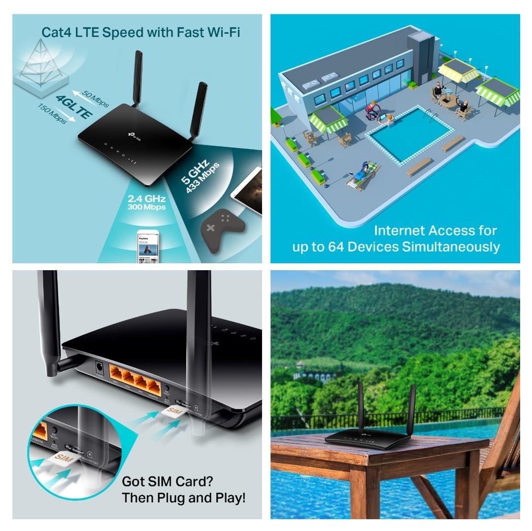 مودم روتر 4G تی پی لینک مدل Archer MR200