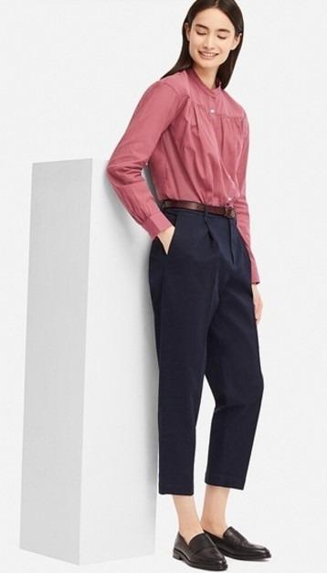 Uniqlo cotton tapered outlet ankle length pants