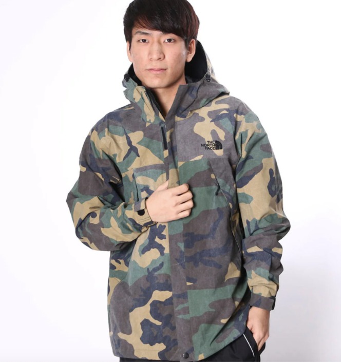 【感謝価格】 UNIQUE｜全新現貨 (售出) 迷彩外套 NP61645 JACKET SCOOP NOVELTY FACE NORTH THE 日本限定 ジャケット・アウター