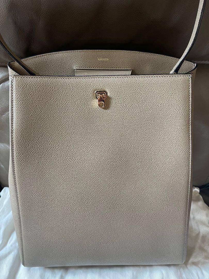 VALEXTRA Brera Shoulder Bag OYSTER Carousell