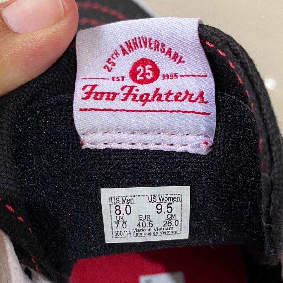 Vans sk8-hi foo fighters 25th