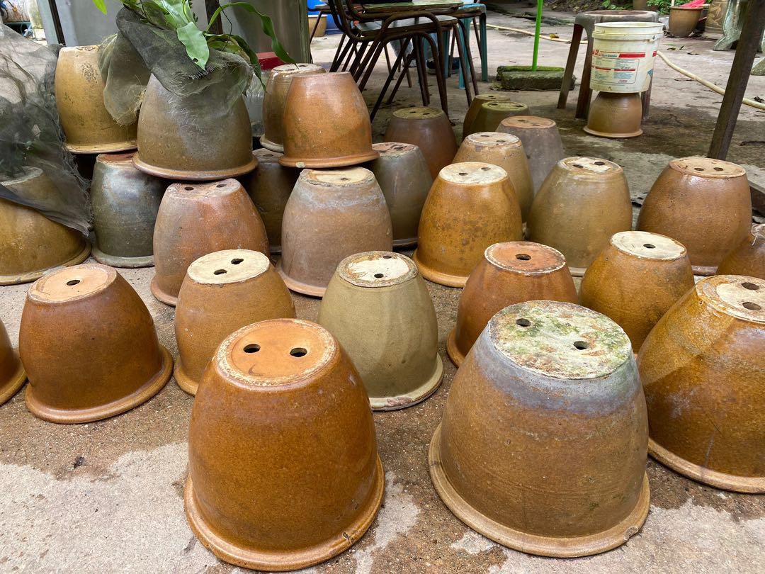 Vintage ceramic plant pots, Various (XL available!), Furniture & Home