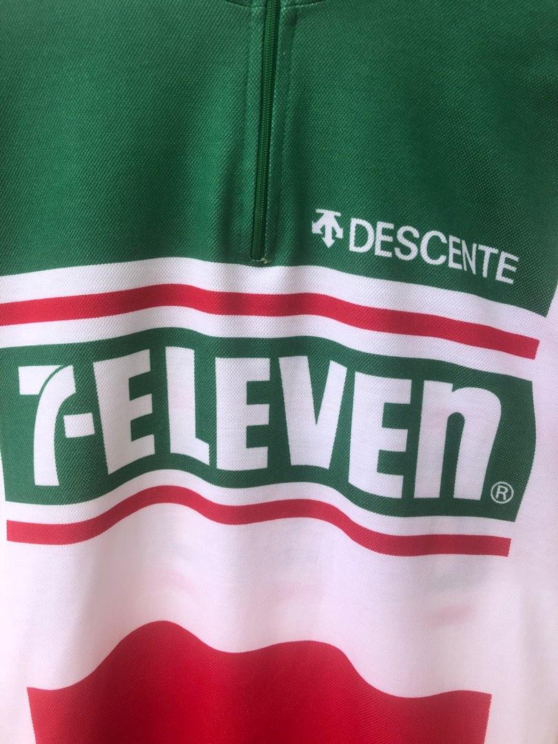 Descente Vintage 7 Eleven Cycling Team Women's Polo Cycling Clothing –