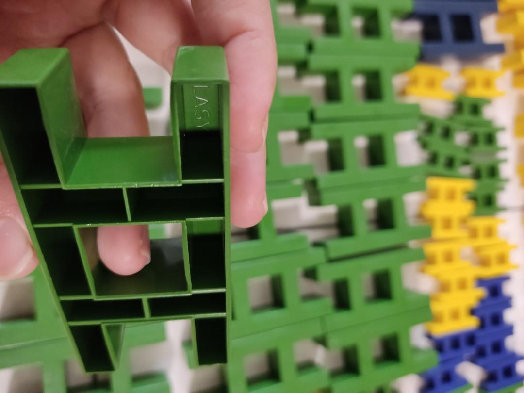 Vintage Original Lasy Blocks, Hobbies & Toys, Toys & Games on Carousell