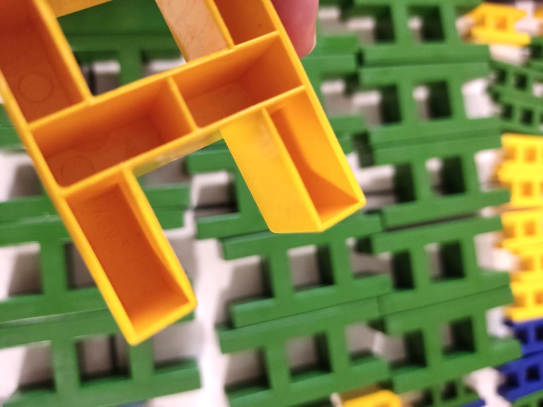 Vintage Original Lasy Blocks, Hobbies & Toys, Toys & Games on Carousell