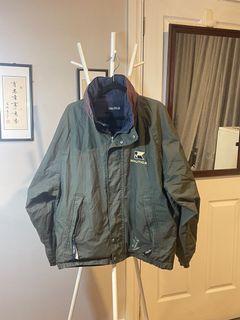 Vintage reversible hooded jacket