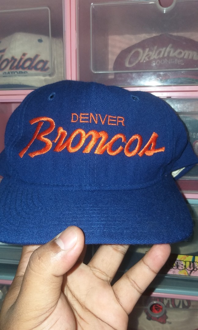 Broncos sline vintage cap WOOL by SS, Men's Fashion, Watches
