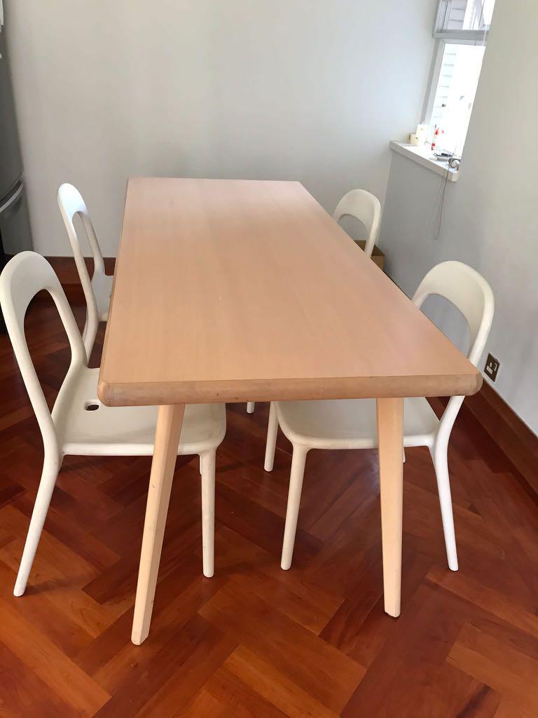 Off White Virgil Abloh x IKEA MARKERAD Table, 傢俬＆家居, 傢俬