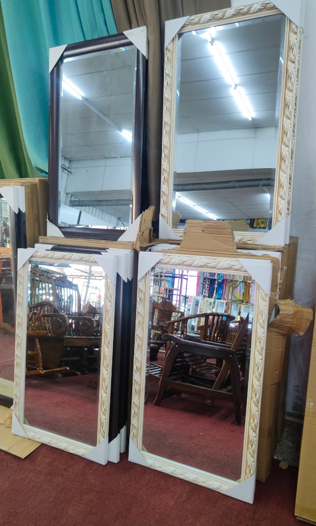 WALL MIROOR 2*4, Furniture & Home Living, Home Decor, Mirrors on Carousell
