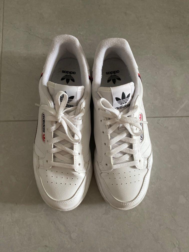 White adidas originals continental 8 sale