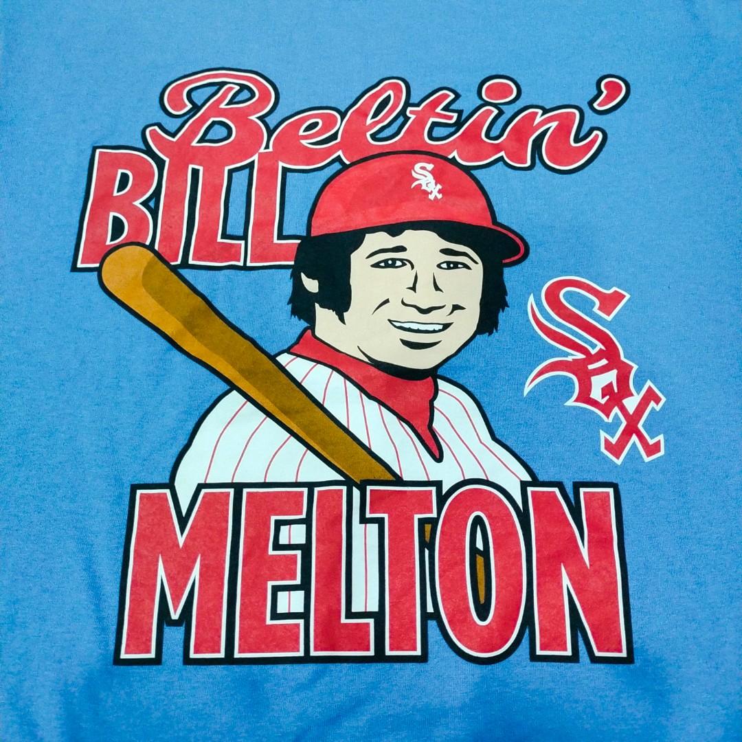 Men's Bill Melton Chicago White Sox Authentic Blue Throwback