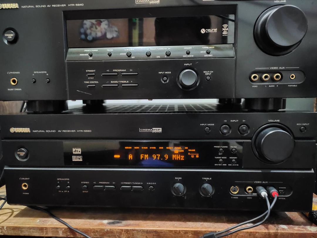 Yamaha Natural Sound AV Receiver HTR 5560, Audio, Soundbars, Speakers