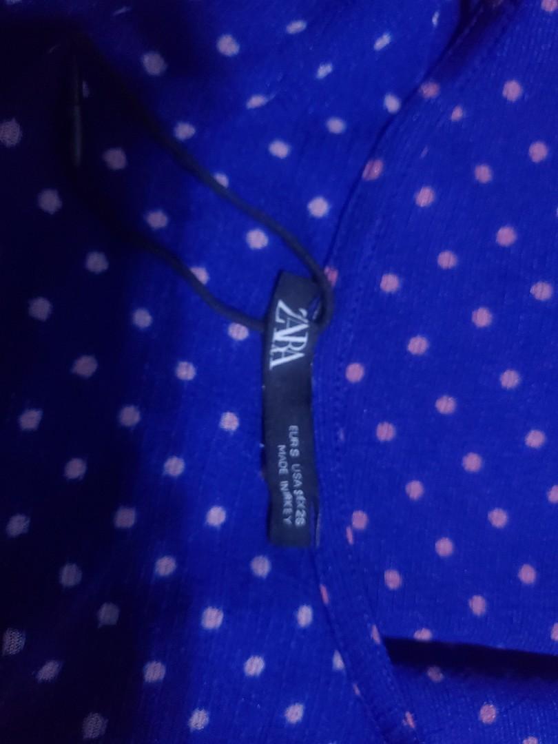Zara Polka Dot Mini Dress (Category: Dresses) located in Caloocan City. Submitted by armcpu (Listing ID 1179669840, Image 2). Description: Zara Polka Dot Mini Dress Fit to S-L Like new 200 plus Sf.