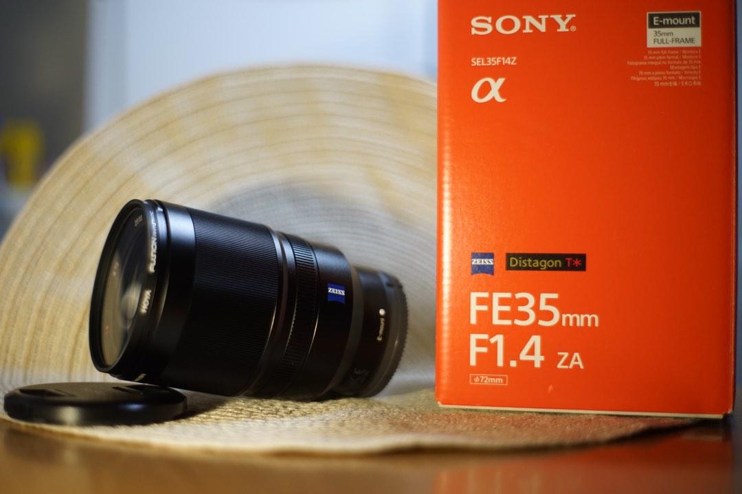 Zeiss FE 35mm F1.4 ZA sony E (Renew 28/10), 攝影器材, 鏡頭及裝備