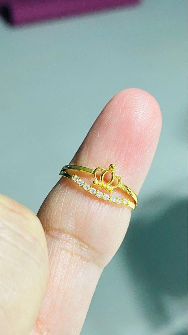 Gold ring for small girl clearance
