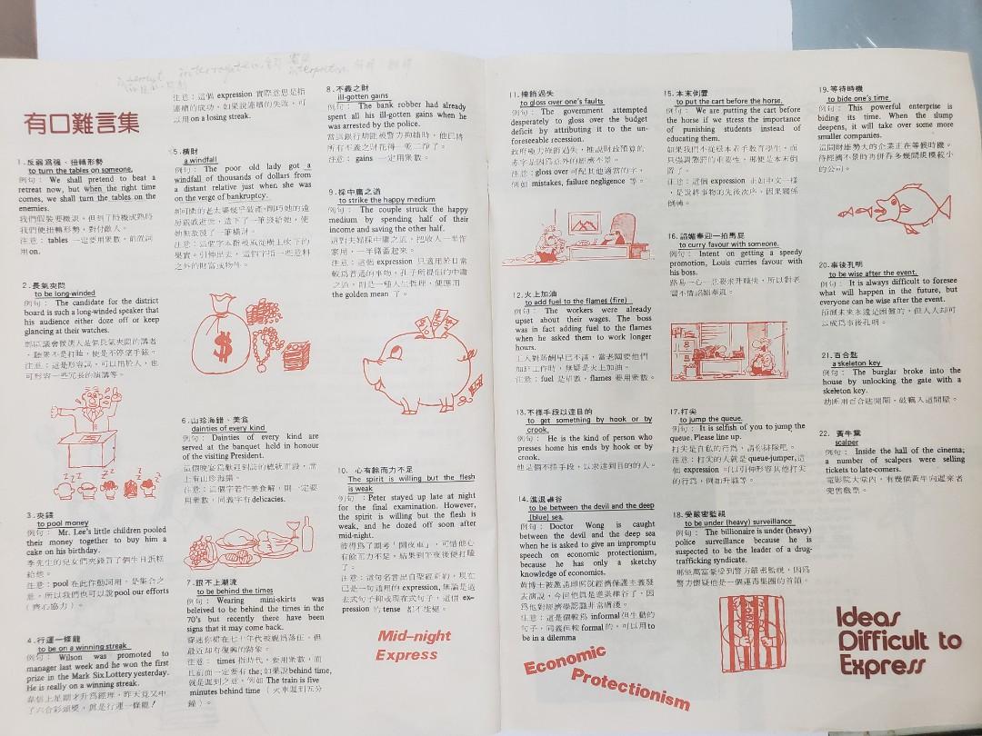 1983年中學生學校英語刊物..英訊,品相如圖.., 興趣及遊戲, 收藏品及