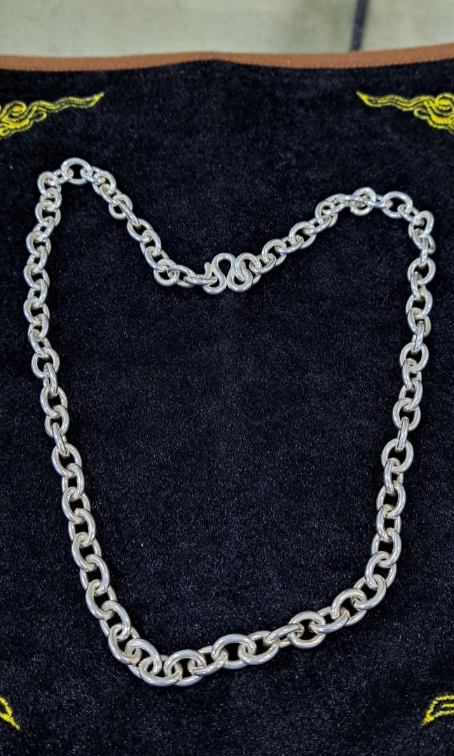117grams 990 High Quality Sterling Silver chain 60cm