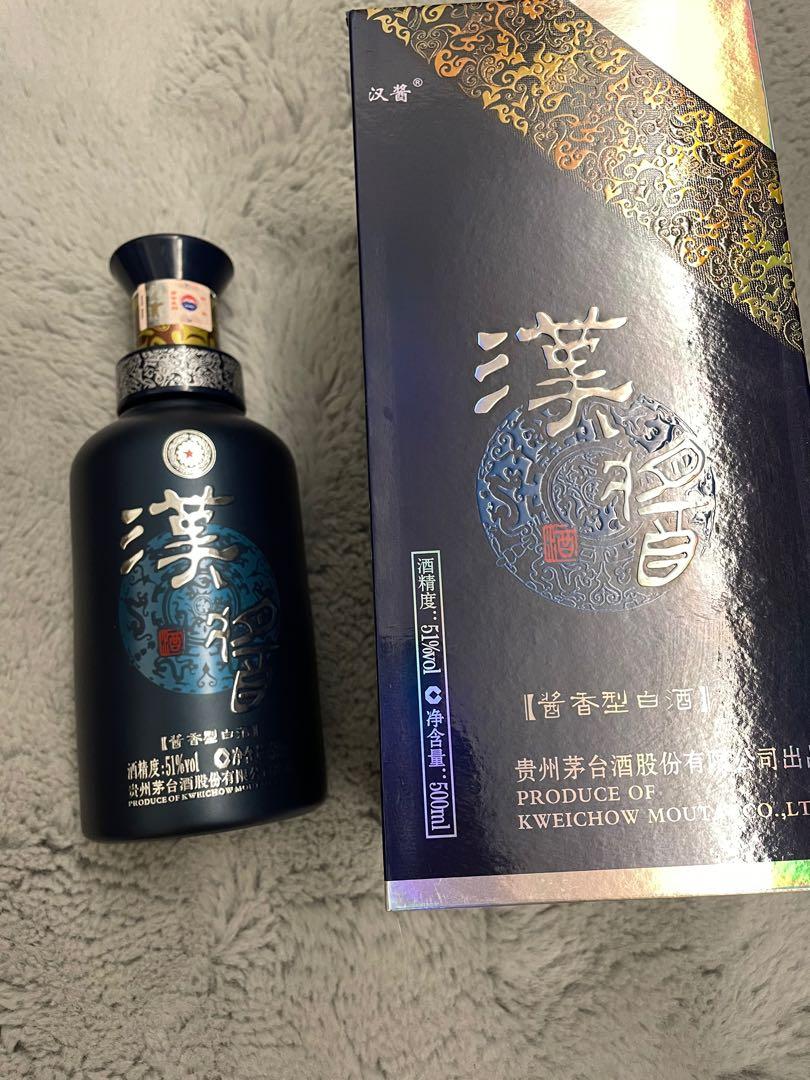漢醬 白酒 貴州漢醬白酒500ml 51度, 嘢食& 嘢飲, 酒精飲料- Carousell