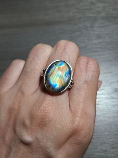 彩光 拉長石 復古 戒指 G17564240421142658110