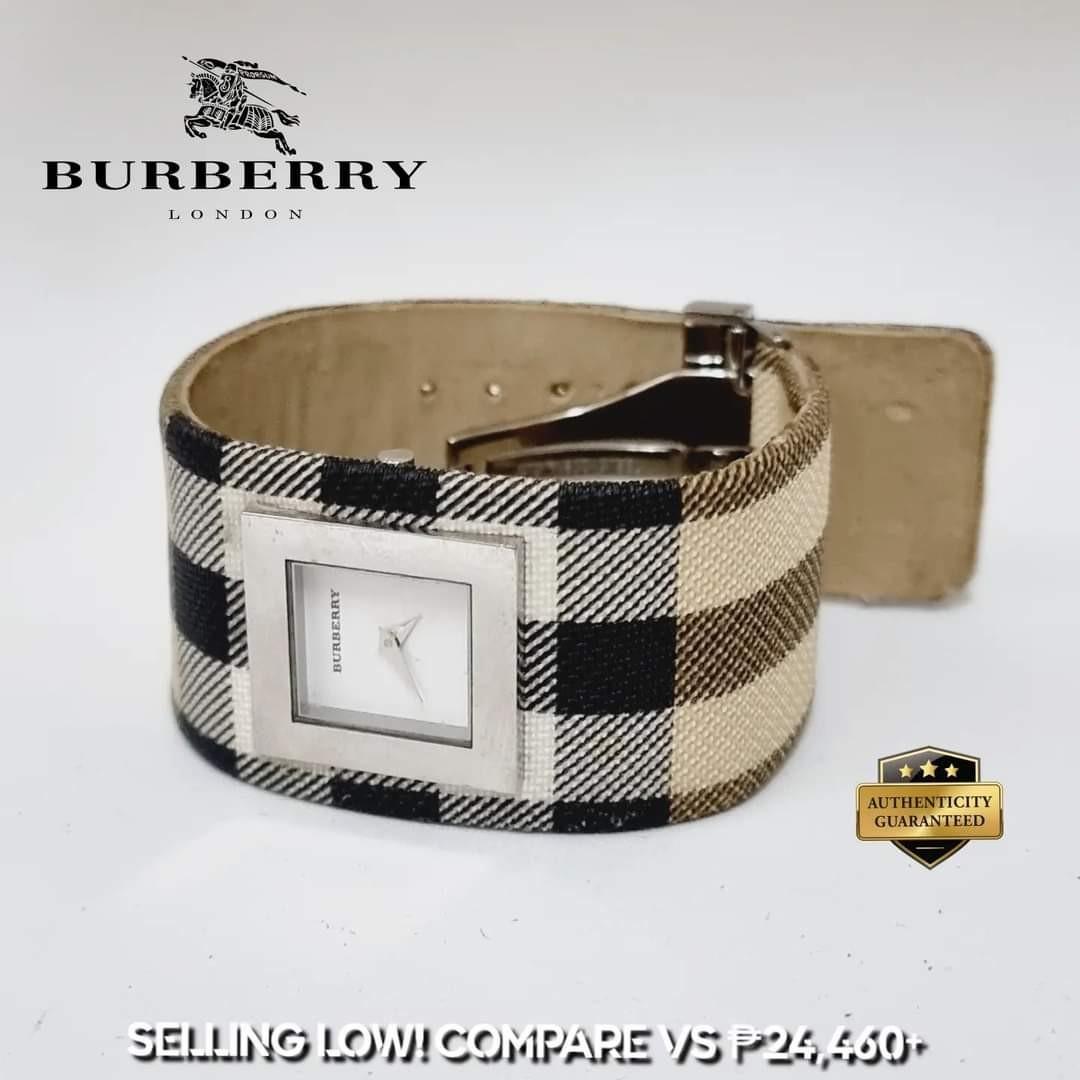 Burberry watch authenticity check discount