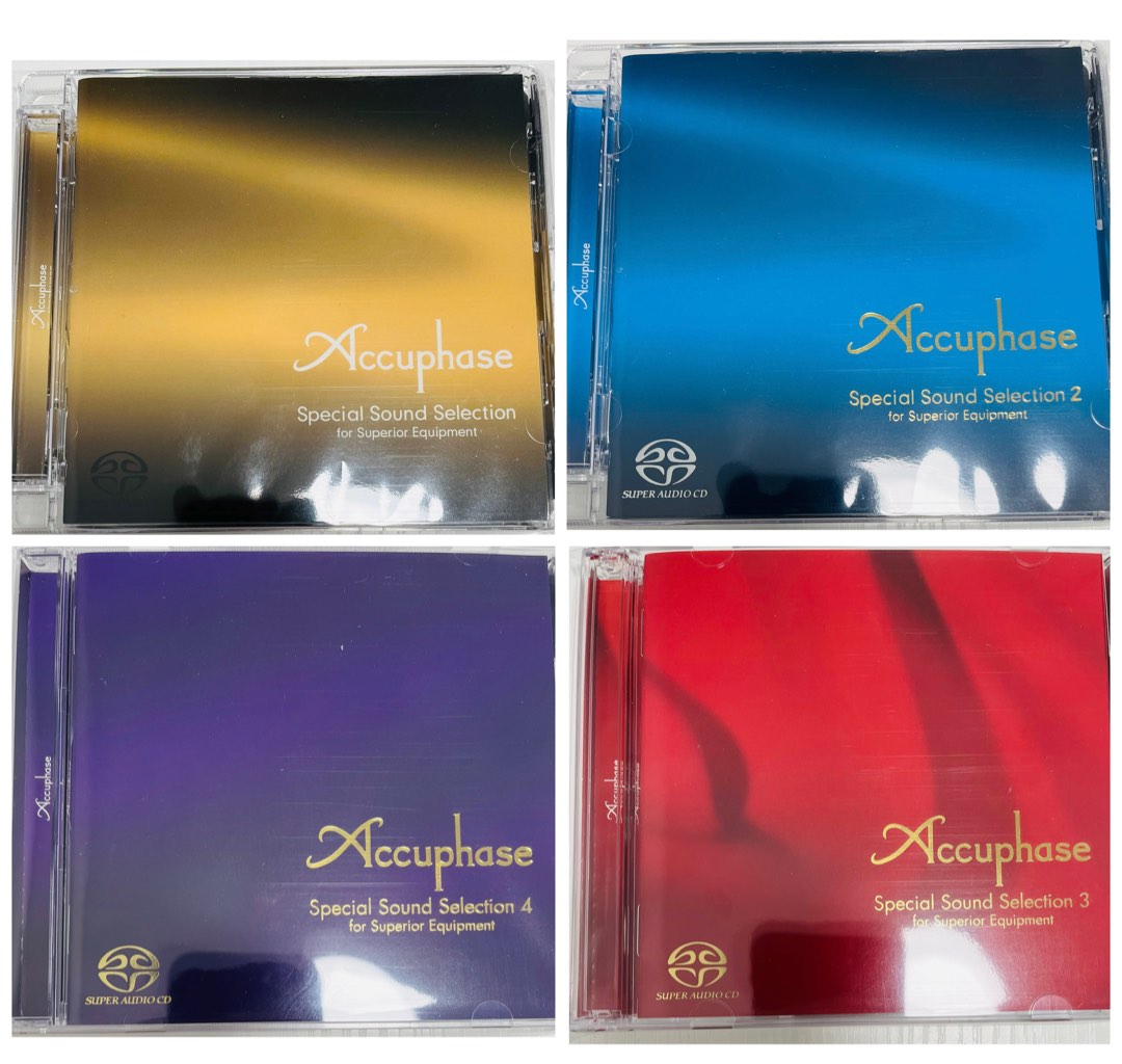 金嗓子CD Accuphase Selection 1-4 日本製試音天碟SACD, 興趣及 