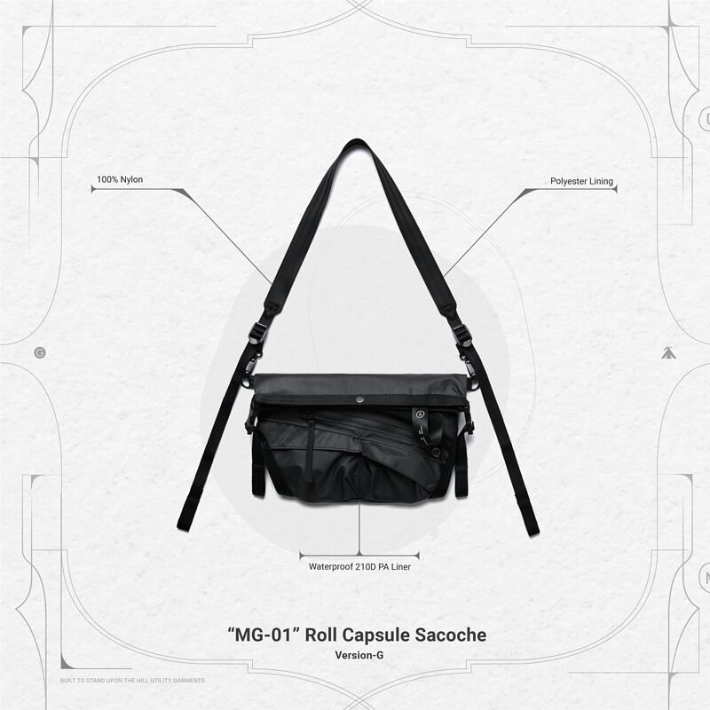 現貨原價代購GOOPI X MELSIGN 聯名包款“MG-01” Roll Capsule Sacoche