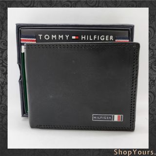 [Defective Item] Tommy Hilfiger Men's Leather Wallet Genuine Leather Wallet for Men with Gift Box Brand New In Stock Authentic Birthday Gift Gift for Boyfriend64201238163202110
