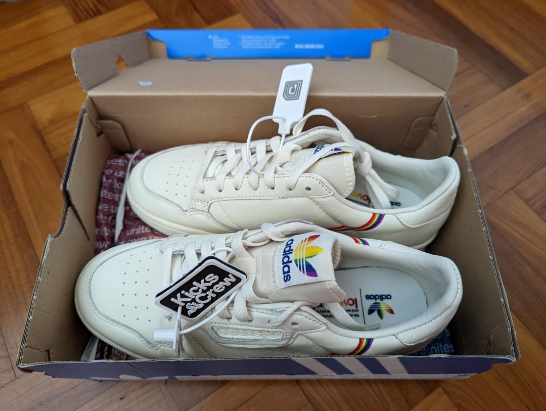 Adidas Continental 80 Pride Men s Fashion Footwear Casual shoes on Carousell