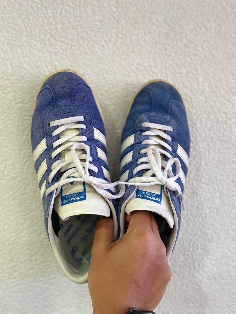 Adidas blue canvas shoes discount