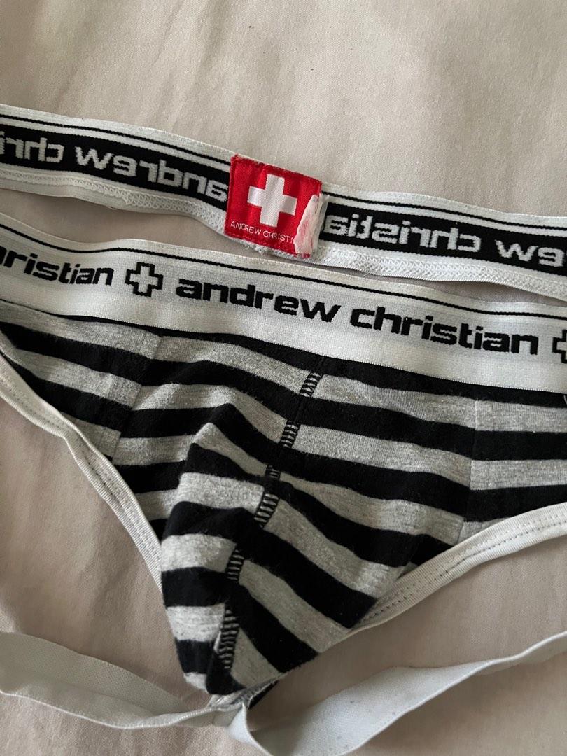Andrew Christine men jockstrap, Men's Fashion, Bottoms, New Underwear ...