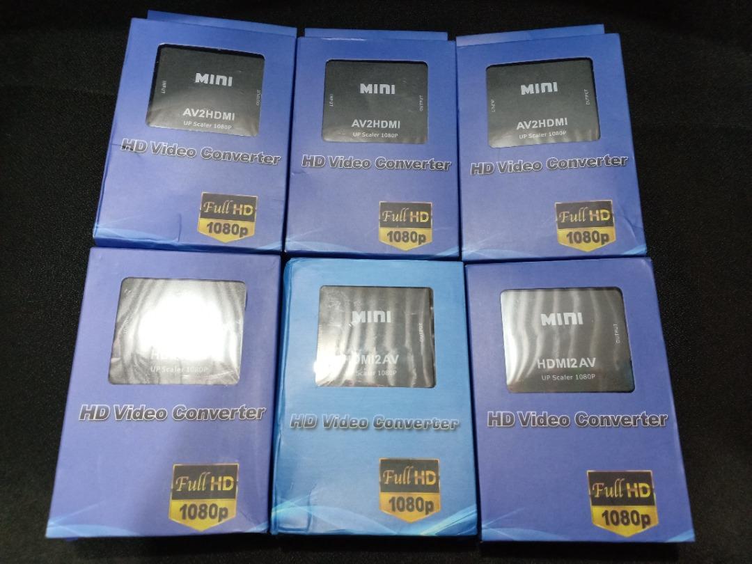 Audio - Video AV RCA to HDMI Adapter Active Converter (Category: Cables & Adaptors) located in Quezon City. Submitted by kyrex12 (Listing ID 1116107311, Image 2). Description: RCA(female)-input HDMI(female)-output -350 wholesale(6pcs. and above) -with power cable -compatible for dvd player, karaoke, magic sing, tv plus, affordabox, internet tv box -with 1 week warranty -accept shipping via GRAB and LALAMOVE COD(buyer's expense) -accept GCASH and 