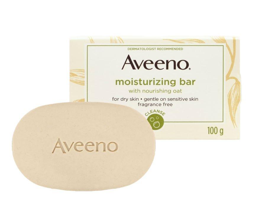 Aveeno Moisturizing Bar With Nourishing Oat 100g Beauty