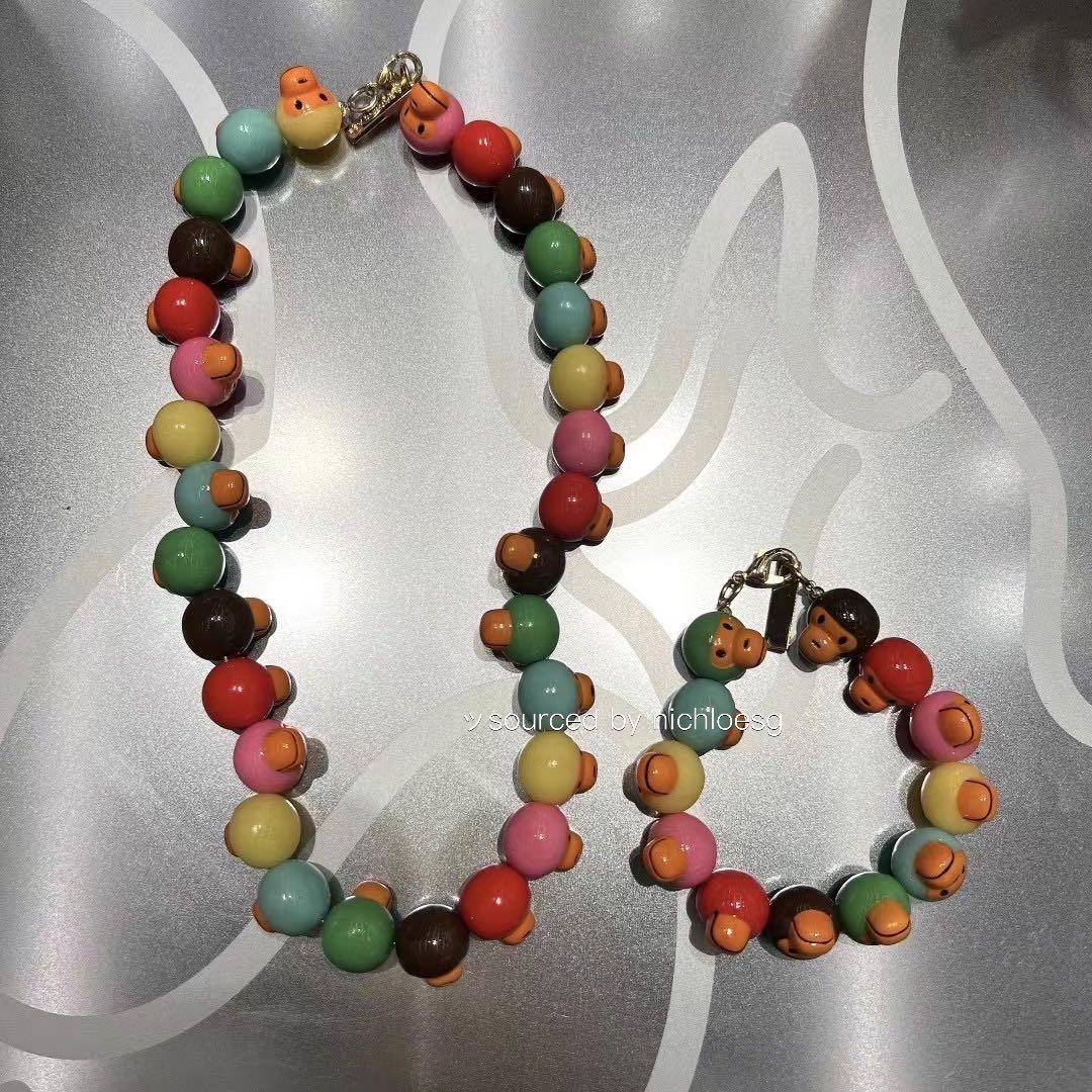 BAPE BABY MILO RAINBOW NECKLACE