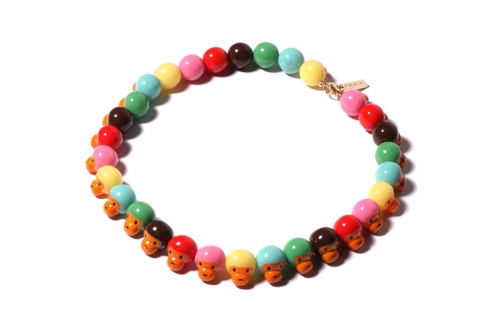 アクセサリー APE BABY MILO RAINBOW NECKLACE BAPE BABY MILO RAINBOW NECKLACE, Women's Fashion, Jewelry