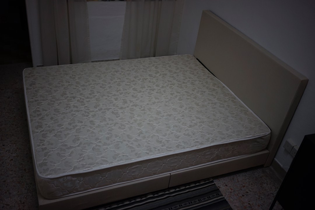 Bed Frame + Mattress, Furniture & Home Living, Furniture, Bed Frames