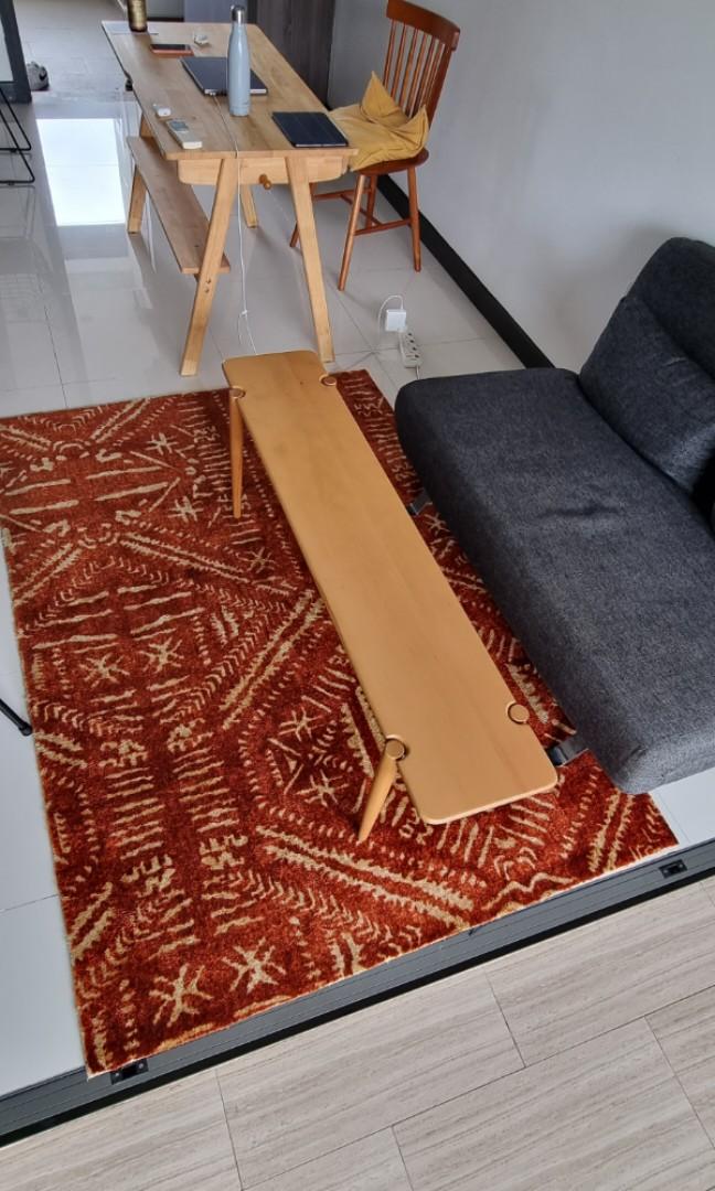 Beech Wood Bench/TV console, Furniture & Home Living, Furniture, Other